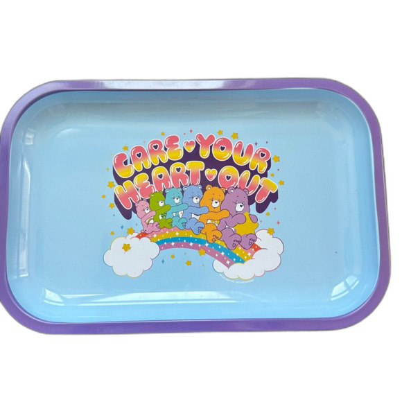 Silver Buffalo Care Bears Care Your Heart Out 11" x 7" Tin Tray - Picture 1 of 3